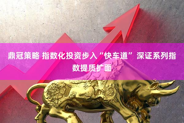 鼎冠策略 指数化投资步入“快车道” 深证系列指数提质扩面