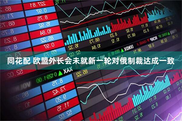 同花配 欧盟外长会未就新一轮对俄制裁达成一致