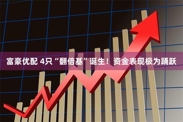 富豪优配 4只“翻倍基”诞生！资金表现极为踊跃